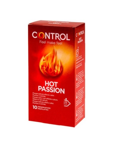 Preservativi Effetto Riscaldante Hot Passion Control 10 unità